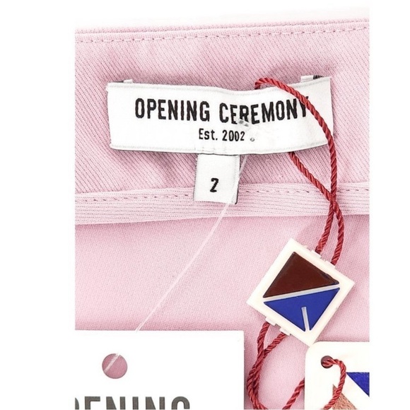 Open Ceremony Feminine Pink Pencil  Skirt with side design. - Picture 6 of 6